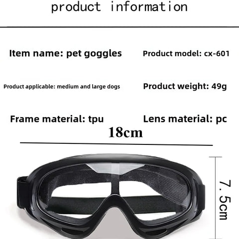 Buddy’s Adventure Shades: Stylish Sun Goggles for Pups